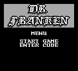 Dr. Franken (USA) Title Screen